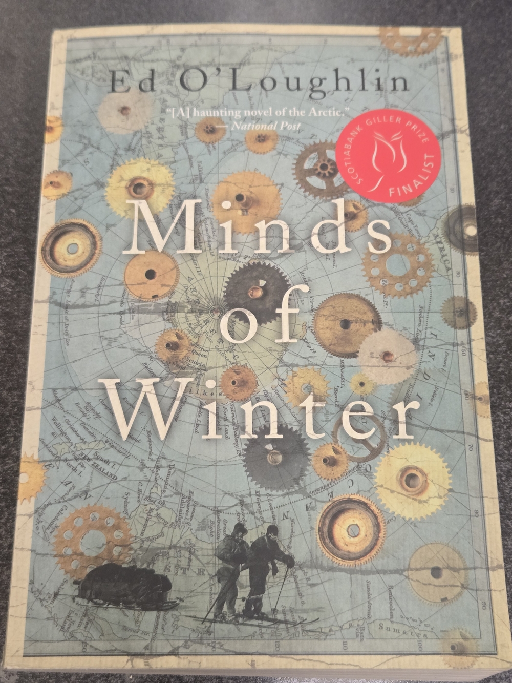 Minds of Winter by Ed O'Loughlin – Blue Illustrated Paperback